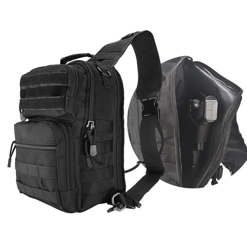 Tactical sling bag hidden holster shoulder bag